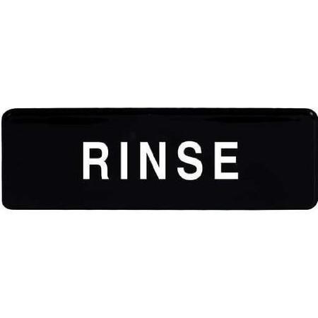 WINCO 3 in x 9 in Rinse Sign SGN-327